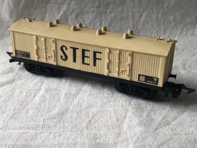 Modélisme ferroviaire, train électrique: Jouef HO vintage, wagon Stef