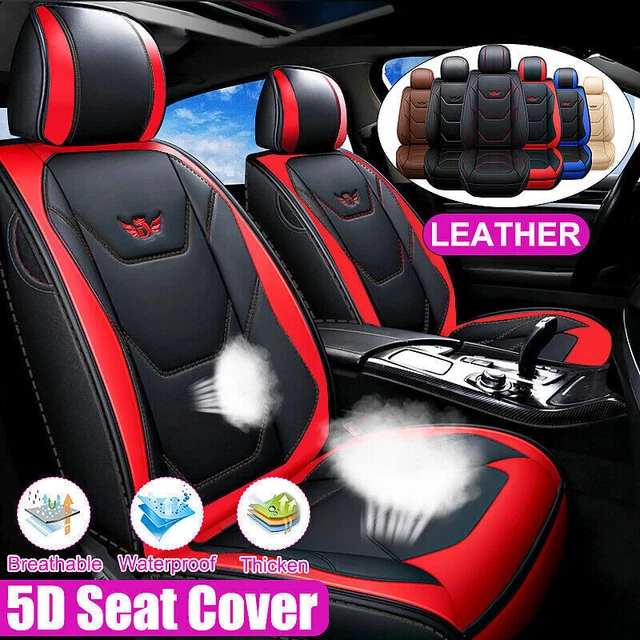 Coprisedile per auto in morbida pelle di pecora Set di coperture