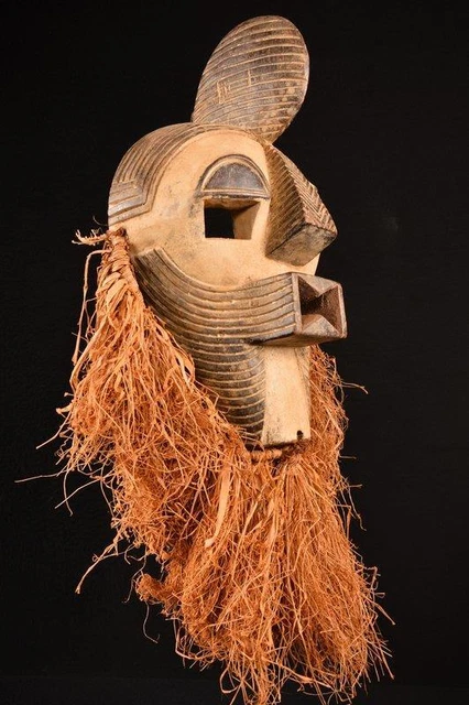 20422 African Old Songye Kifwebe Mask / Mask Dr Congo