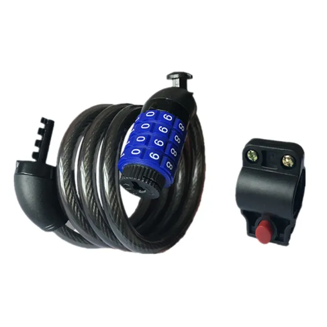 Bike Cable Basic Self Coiling Resettable Combination Cable Bike Locks with3178
