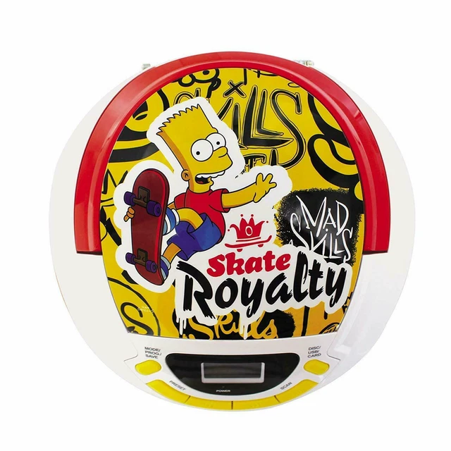 METRONIC 477454 - Radio CD MP3 USB Simpsons bart rider neuf EUR 59,00 ...