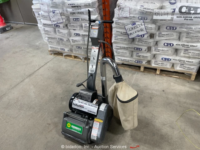 2012 Clarke American Sanders EZ-8 8" Electric Floor Drum Sander Vacuum bidadoo