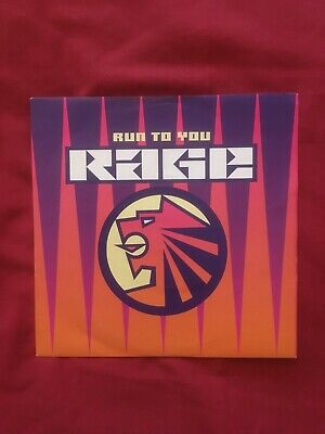 RAGE RUN TO YOU  2 Track 7" Single Picture Sleeve PULSE-8 RECORDS