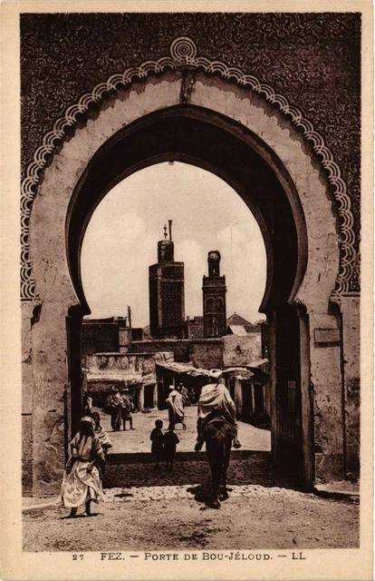 CPA AK FEZ - Porte de Bou Jeloud MAROC (796346)