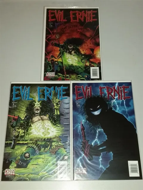 Evil Ernie Depraved #1-3 David Brewer Chaos! Comics 1999 Set (3)