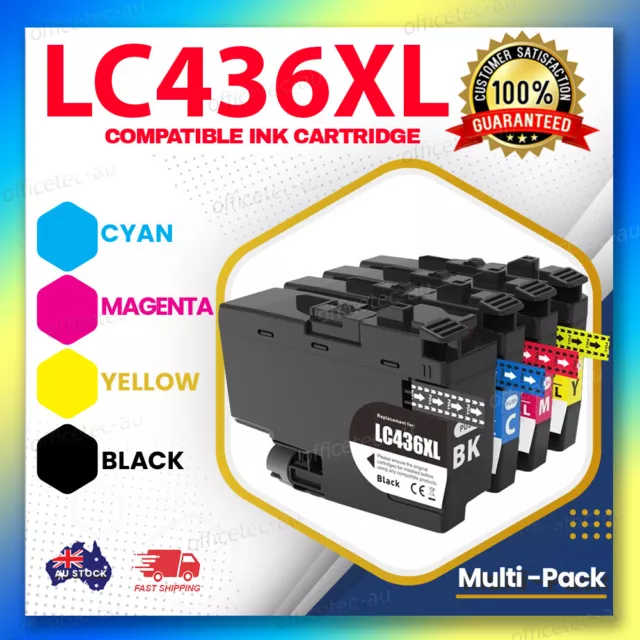 Non-OEM Ink LC-436XL For Brother MFC-J4540DW MFC-J5855DW MFC-J6555DW MFC-J6955DW