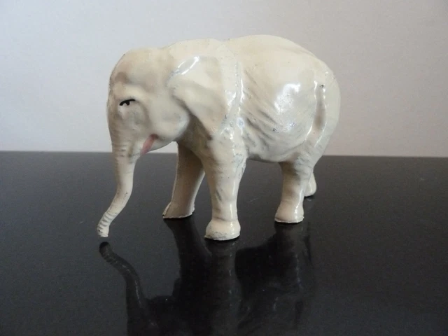 Figurine Ancien Plomb Creux Blanchérie Frères BF - Éléphant - Circa 1920/1935