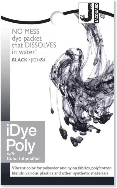 JID 1454 Idye Black (Poly/Disperse) Fabric Dye 14Gm FREE SHIPPING 2