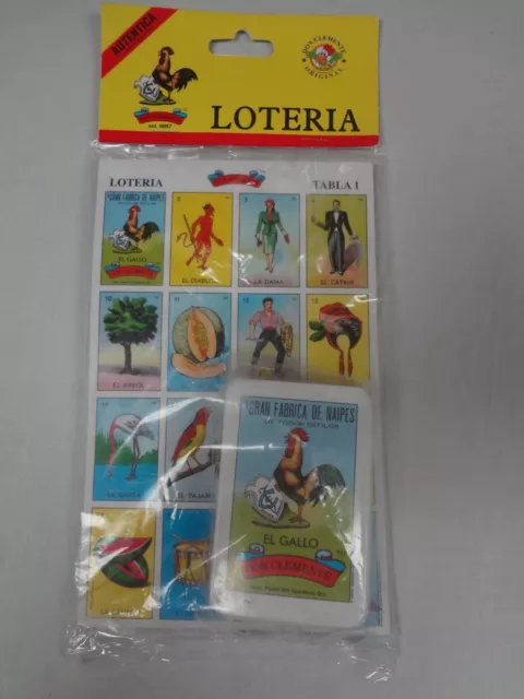 Grahmart Don Clemente Autentica Loteria Mexican Bingo Set of 20 Tablets