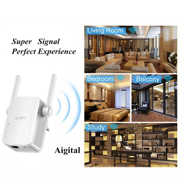 Répéteur Wifi 1200mbps Amplificateur Routeur Extensions Booster Signal Sans Fil 2