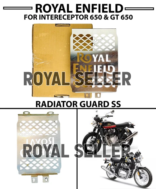 Reale Enfield Interceptor 650 & Gt 650 " Radiatore Protezione Ss CM