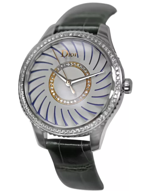 Dior VIII Montaigne CD152112A001 Diamonds Stainless Steel 32MM Ladies' Quartz