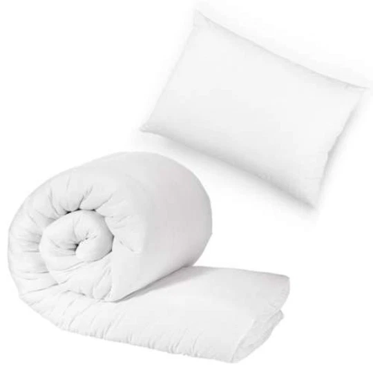 Nuevo edredón/edredón y almohada antialérgicos para bebé, niño pequeño cuna