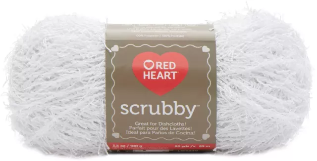 Red Heart Scrubby Yarn Coconut