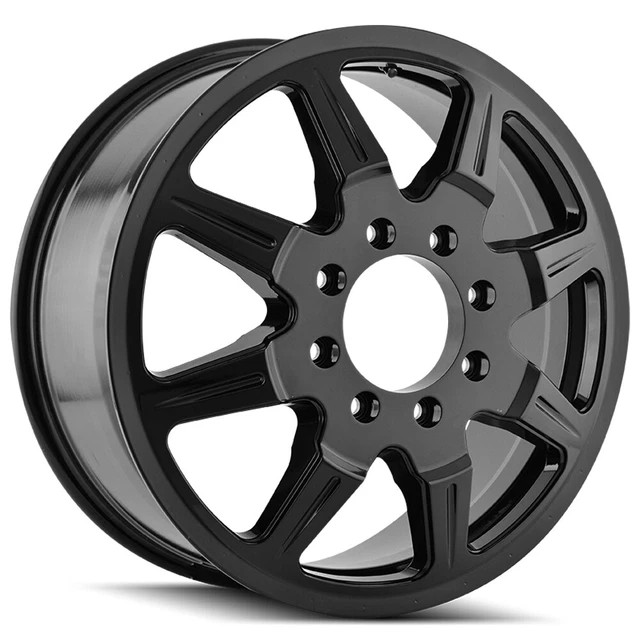 Mayhem 8101 Monstir Dually Inner 19.5x6.75 8x210 Satin Black Wheel Rim 19" Inch