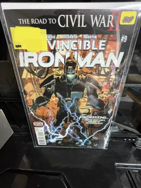 Invincible Iron Man #9 First Print Full Appearance Riri Williams Ironheart NM