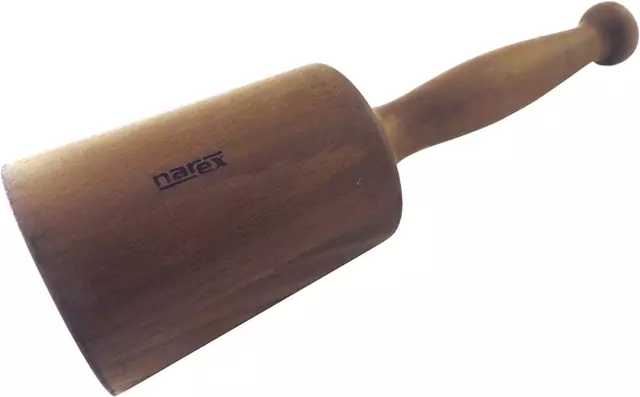round Turned 600 Gram 21 Oz Beech Wood Carving Mallet 825702