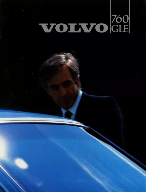 Volvo 760 GLE Prospekt 1982 9637-82 D brochure broschyr brosjyre catalogue