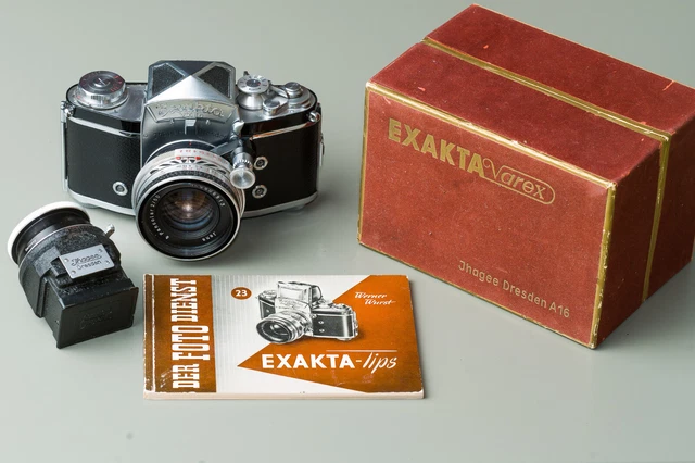 Exakta VX IIa, visor de prismas + visor de lupa, como nuevo