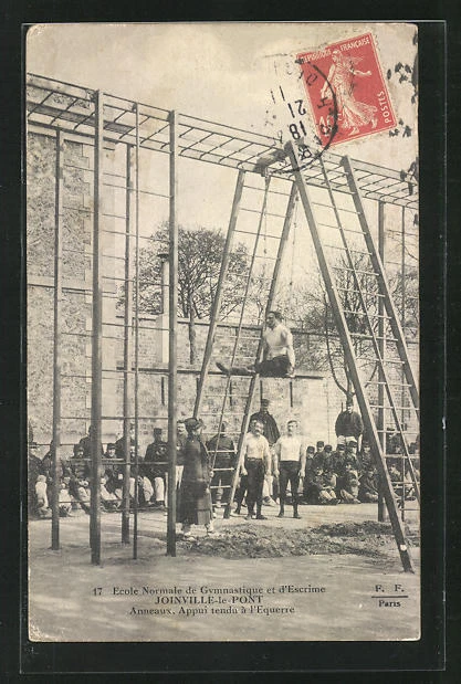 CPA Joinville-le-Pont, Ecole Normale de Gymnastics et d'Fencing, Stretched Support to