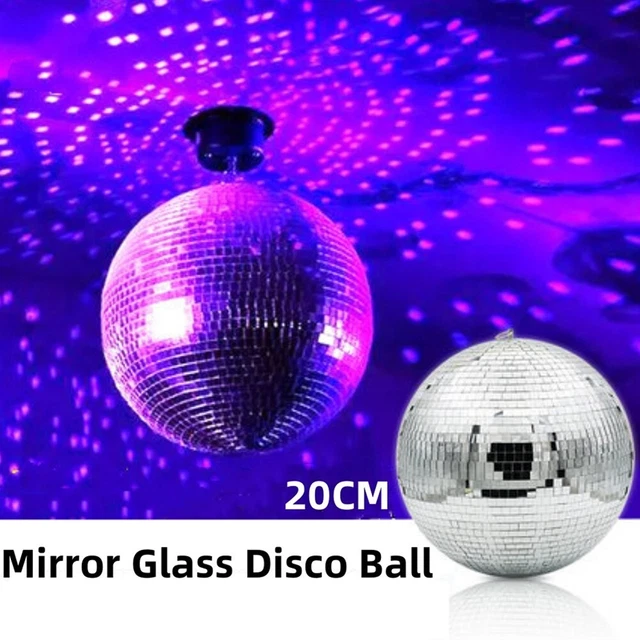Make Your Party Unforgettable with Our Disco Mirror Ball DJ Light Silver