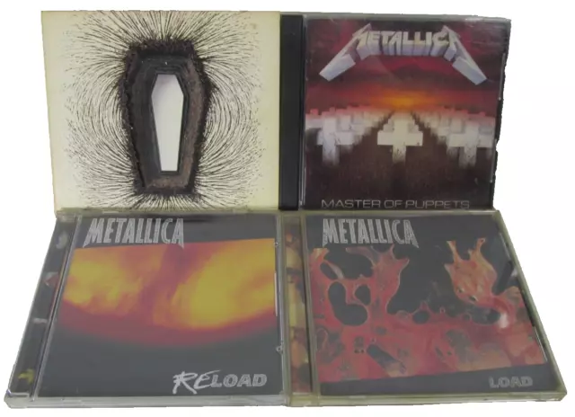 Metallica - 4 Cd Lot - Master of Puppets Rock Heavy Metal Thrash