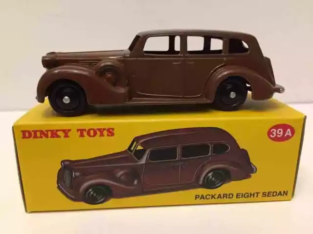 Die Cast " Packard Eight Sedan " D E Agostini DINKY Toys (Atlas) Scale 1/43