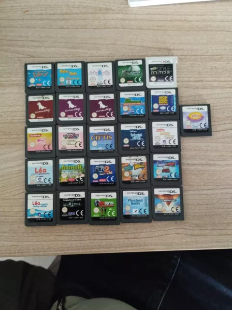 Lot 21 Jeux Nintendo Ds Sans Boites