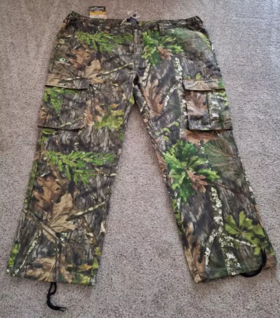 Mossy Oak Obsession Men's Camouflage Cargo Hunting Pants Sz 3XL NWT 50x32