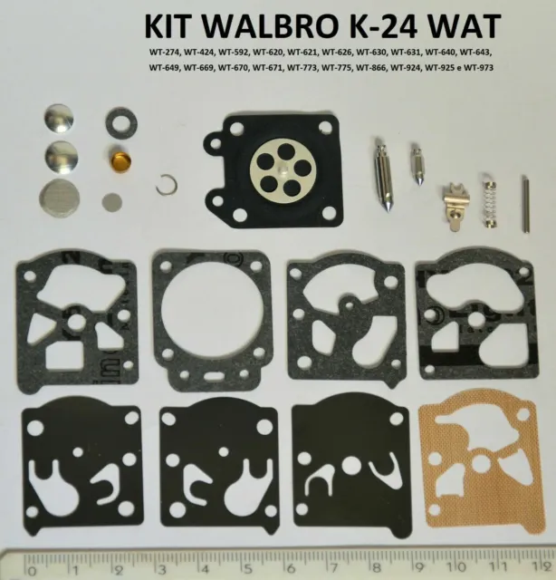 Guarnizioni Carburatore Membrana Kit Walbro D10 K24 Wat Wt 424 1Wt Wt-274 Wt 592