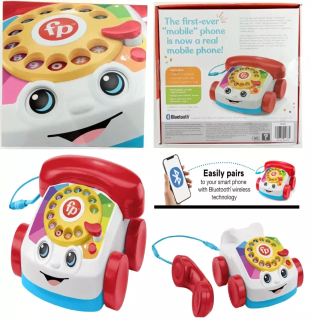 Fisher-Price Chatter Phone with Bluetooth for Grownups Ages 14+ New Toy