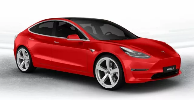 Tesla Model 3 Alufelgen 8,5x19 Zoll ET 40 Silber matt mit ABE  Winterlackierung