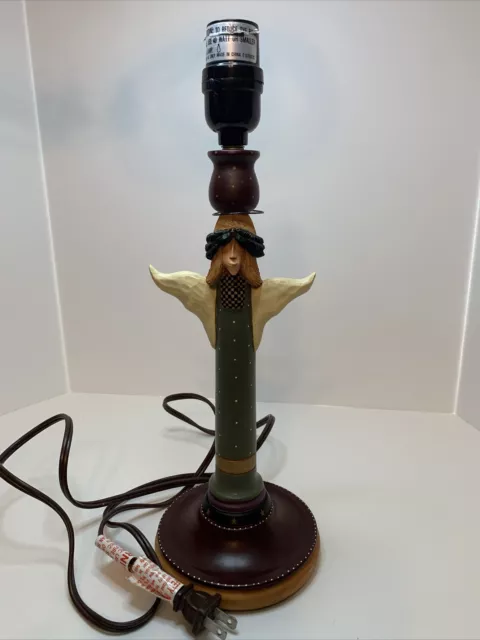 Vintage Williraye Studio Angel Lamp WW2601 Tested Working Read
