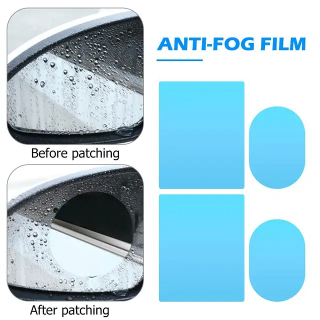 4pcs/set Car Side Rear View Mirror Window Anti Fog Rainproof Protective Films FS