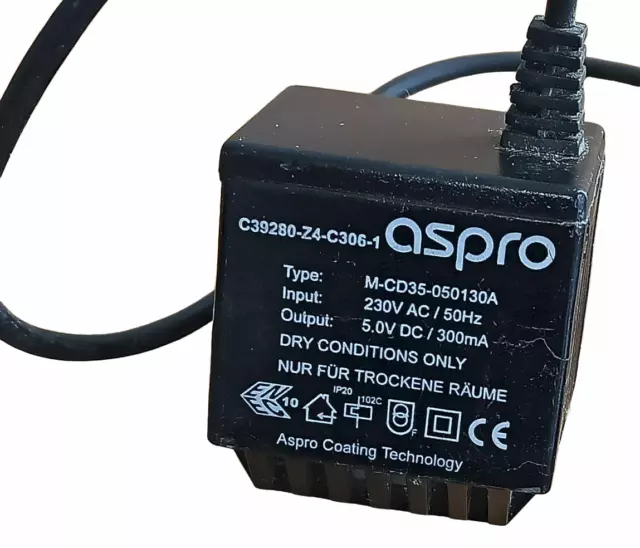 Aspro C39280-Z4-C306-1 | Netzteil, Power Supply | 5V 300mA 2