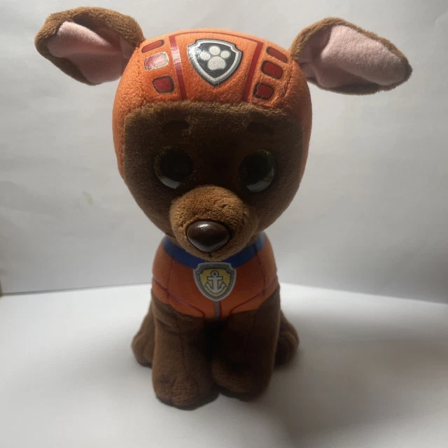 PAW PATROL ZUMA TY BEANIE BOOS 6" Cuddly Soft Plush Toy (DOG/PUPPY