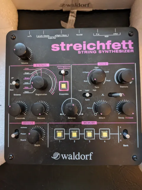 Waldorf Streichfett Corde Synthétiseur Bureau Module Fonctionnel Boîte 2