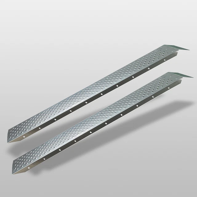 Fahrradrampe Für Treppe TRUTZHOLM 2 X Auffahrrampen Stahl 180 Cm 400 Kg Traglast Verladerampe Auffahrrampe Pkw