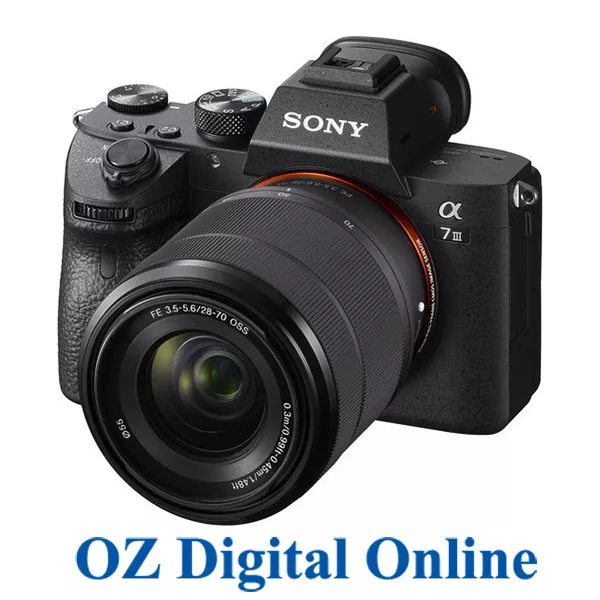 NEW Sony A7 III 28-70mm Kit Mirrorless 24MP 4K Full HD Digital Camera 1Yr Au Wty
