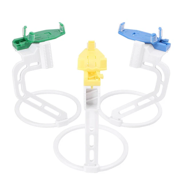 3pcs Digital X-Ray Film Sensor Positioner Localizer Holder Blue Green Yellow