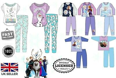 Kids Frozen 2 Pyjama Girls Frozen Women PJ Set Disney Elsa & Anna Olaf PJs New**