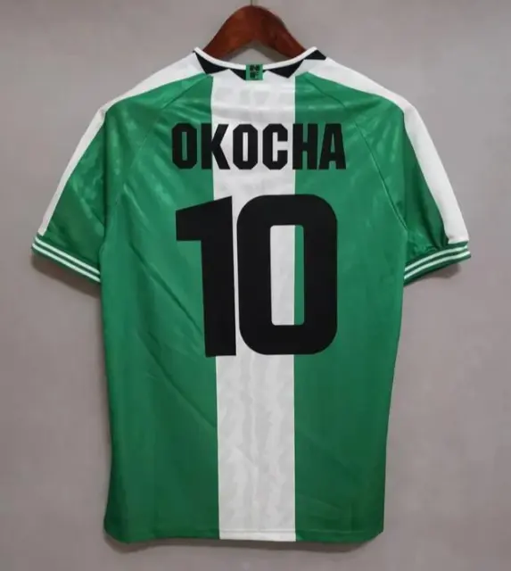 Nigeria Home 1994 Away & 1996 Home Retro Shirt OKOCHA #10