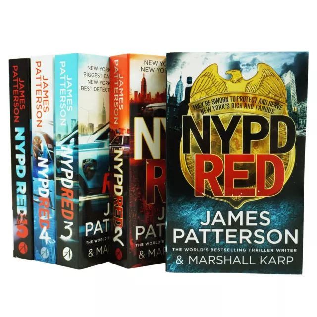 NYPD Red by James Patterson: Books 1-5 Collection Set - Fiction - Paperback