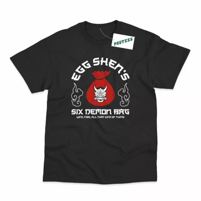 Egg Shen's 6 Demon Bag Inspired by Big Trouble in Little China Printed T-Shirt