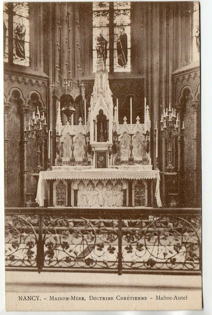 NANCY - Meurthe et Moselle - CPA 54 - Ecoles - Maison Mere - Doctrine Chretienne