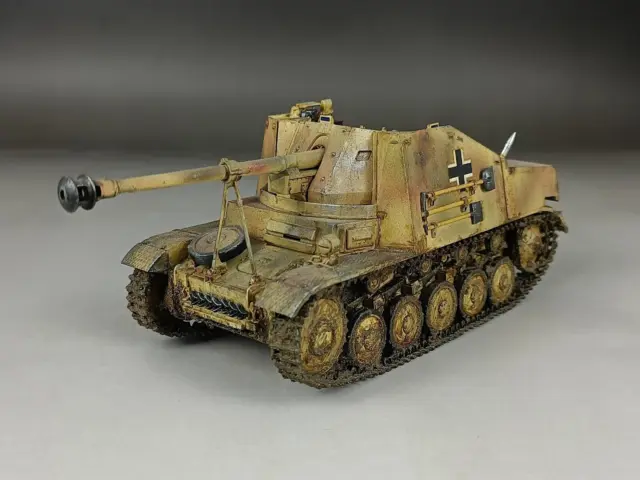 1/35 Built WWII German Marder II Tank Destroyer Model