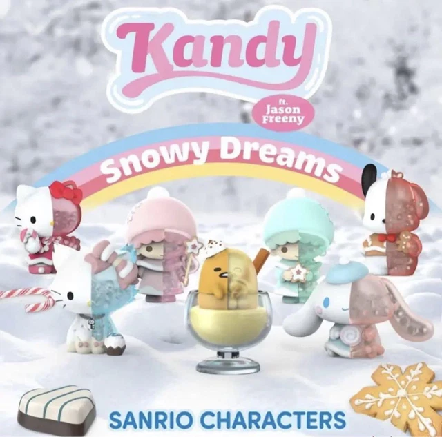 Mighty Jaxx Sanrio snow dream 1 set (6 figures) From Japan