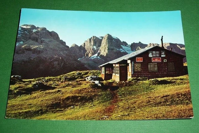 CARTOLINA CAPANNA MONTE Spinale con il Gruppo di Brenta 1968 EUR 6,99