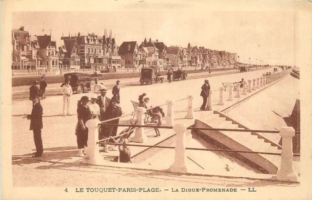 62  LE TOUQUET  PARIS PLAGE  La Digue Promenade  - AD-6B-025