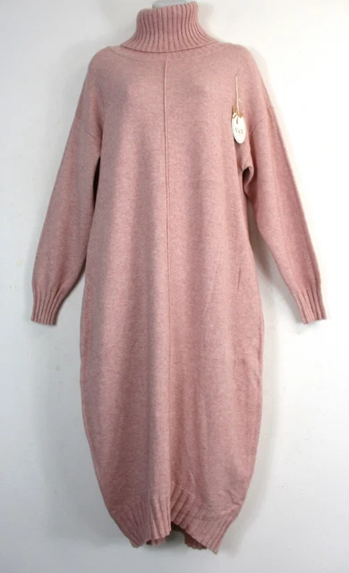 Costume Violet Foncé avec Pull à Col Roulé Noir